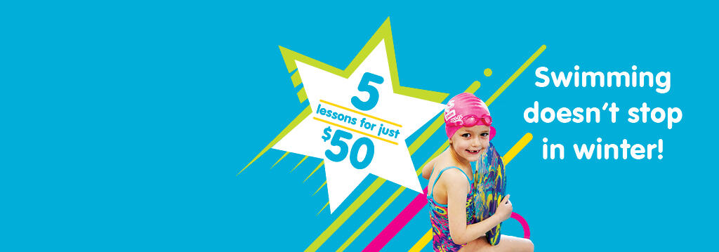 5 Swim Lessons for $50