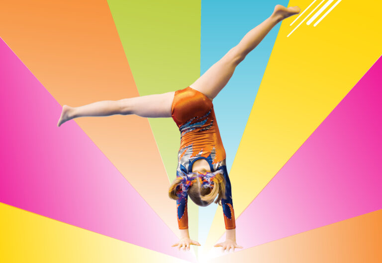 Flexible Gymnast In Dance Pose Stock Photo, Picture and Royalty Free Image.  Image 52130644.